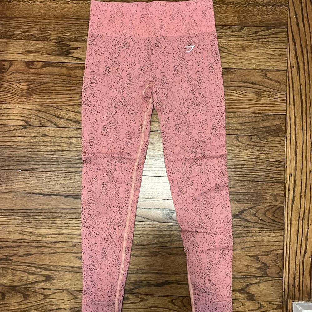 Gymshark speckled pink leggings. Worn once.
